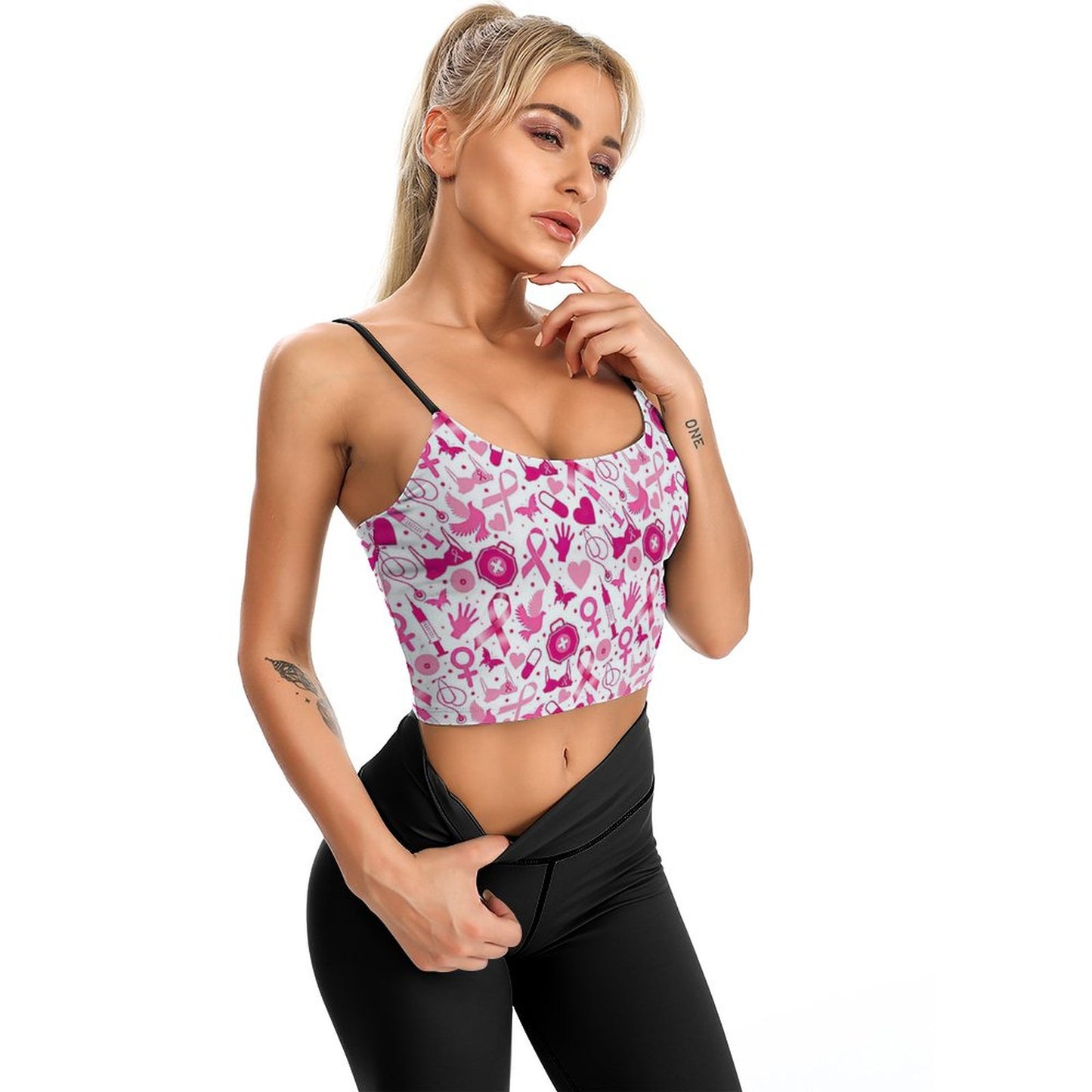 Breast Cancer Pink RibbonPrinted Camisole Breast Cancer Pink Ribbon