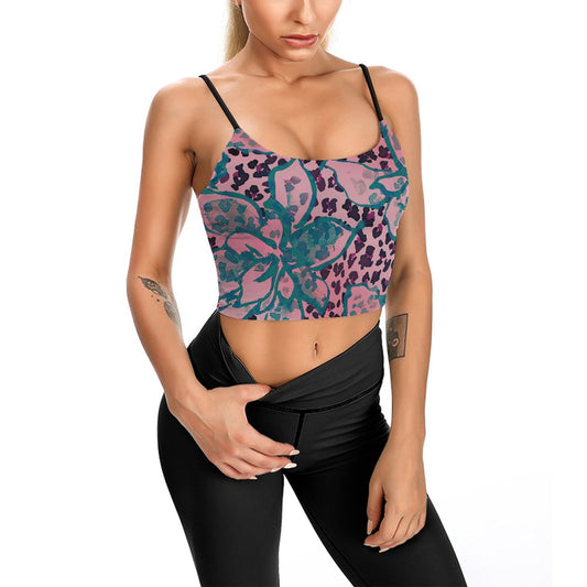 Leopard Flower PatternPrinted Camisole Leopard Flower Pattern