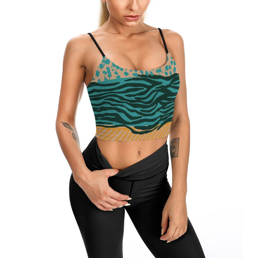 Leopard Zebra PatternPrinted Camisole Leopard Zebra Pattern