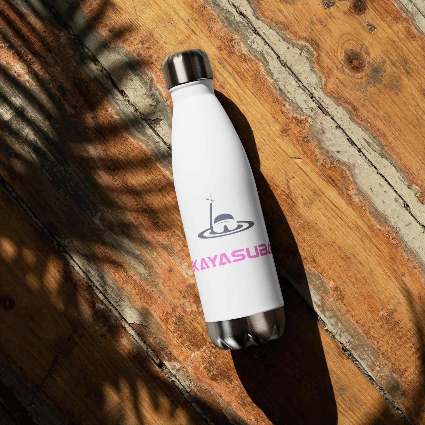 Stainless steel water bottle designed for KAYASUBA